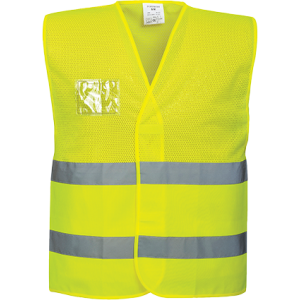 COLETE VISIBILIDADE ESC REDE AMARELO C494